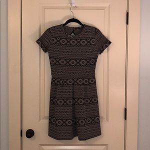 Aztec Black and Gray Dress